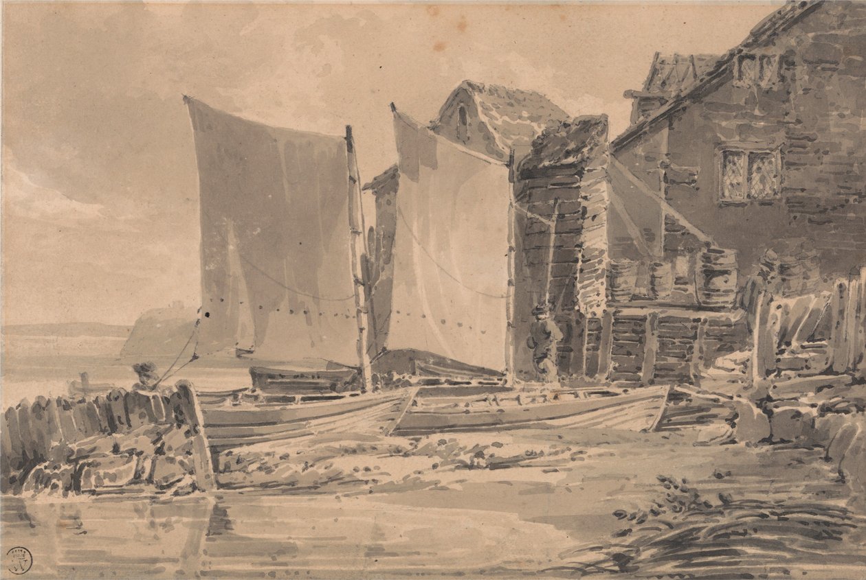 Fiskarstugan, Dover av Joseph Mallord William Turner