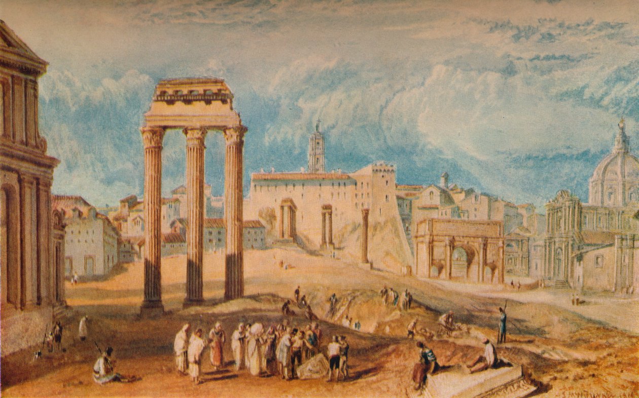 Forum av romarna, 1818, 1938 av Joseph Mallord William Turner