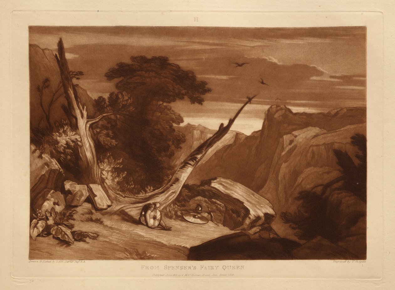 Ur Spensers Älvdrottningen av Joseph Mallord William Turner