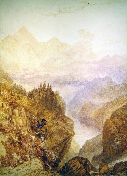 Glen Artney, ca 1820 (akvarell på papper) av Joseph Mallord William Turner