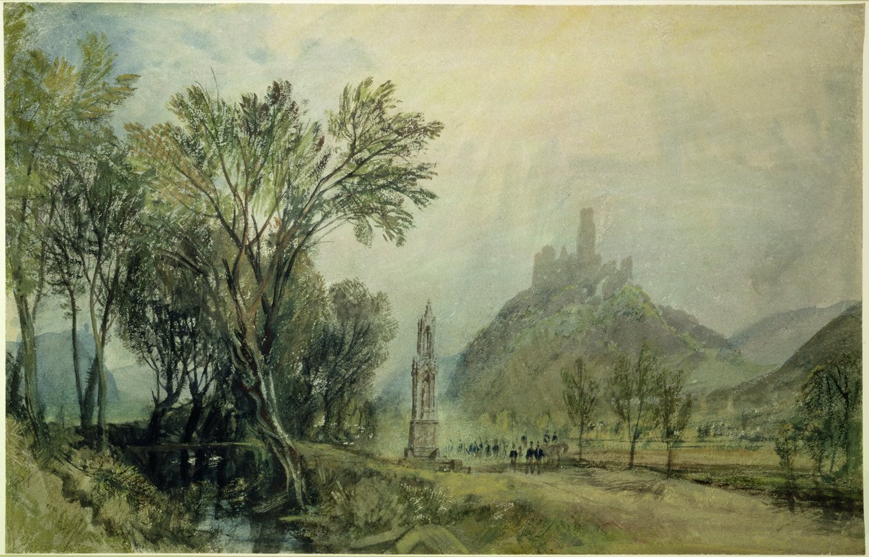 Goesberg och Hochkreuz av Joseph Mallord William Turner