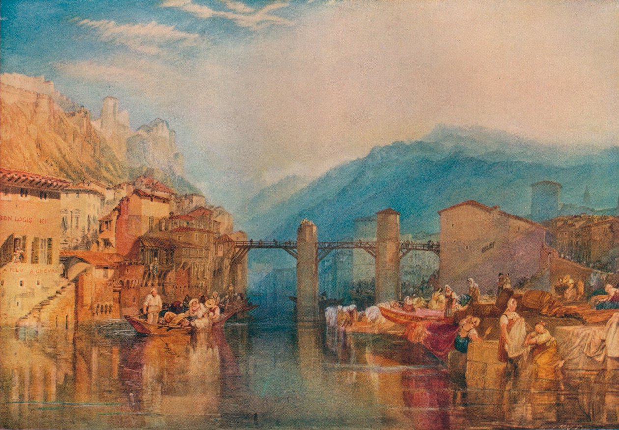 Grenoblebron, 1824 av Joseph Mallord William Turner