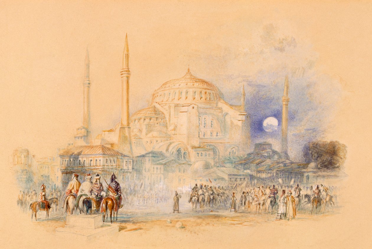 Hagia Sofia av Joseph Mallord William Turner