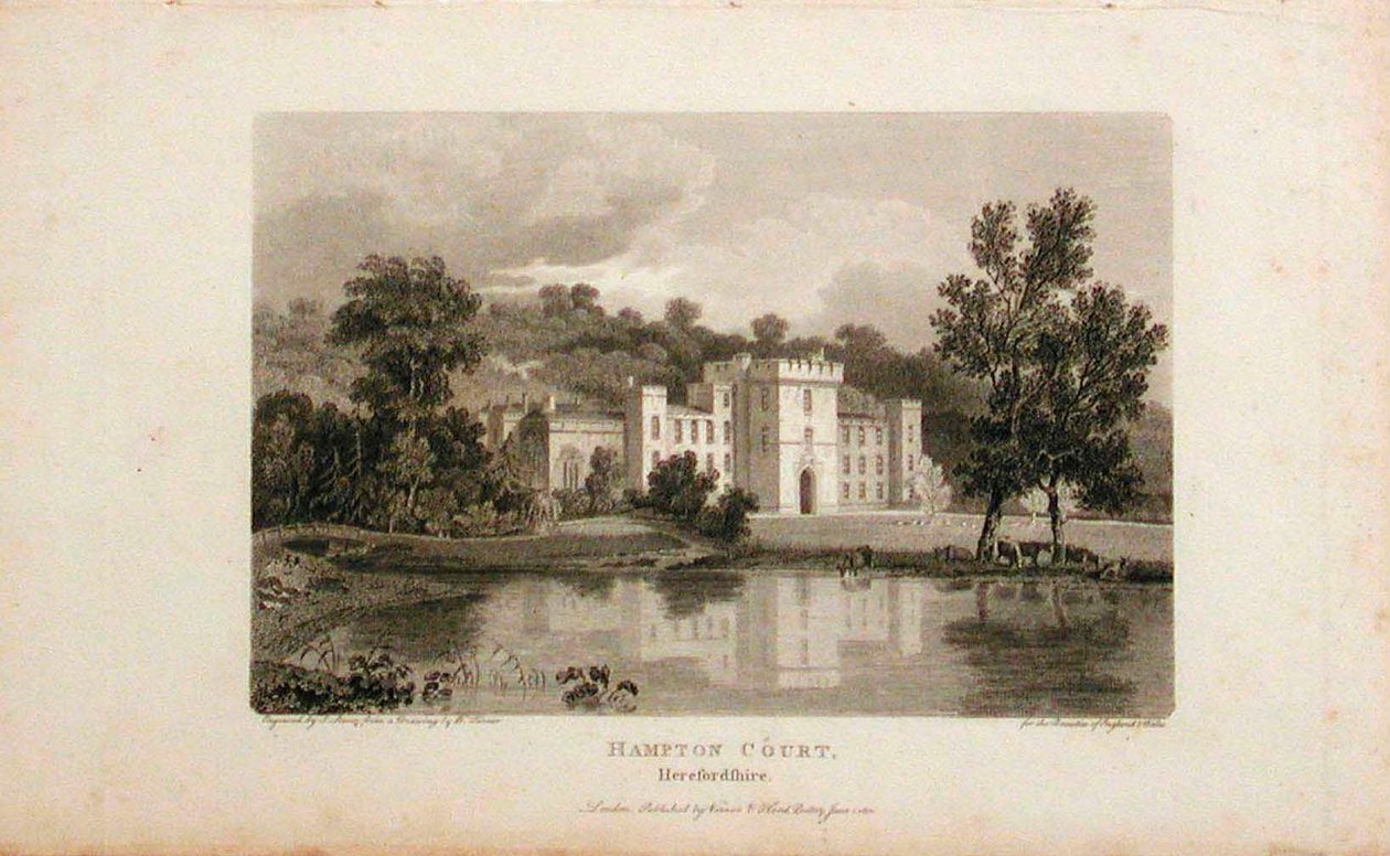 Hampton Court, Herefordshire av Joseph Mallord William Turner