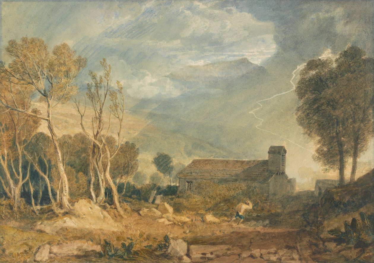 Ingleborough från Chapel-Le-Dale av Joseph Mallord William Turner