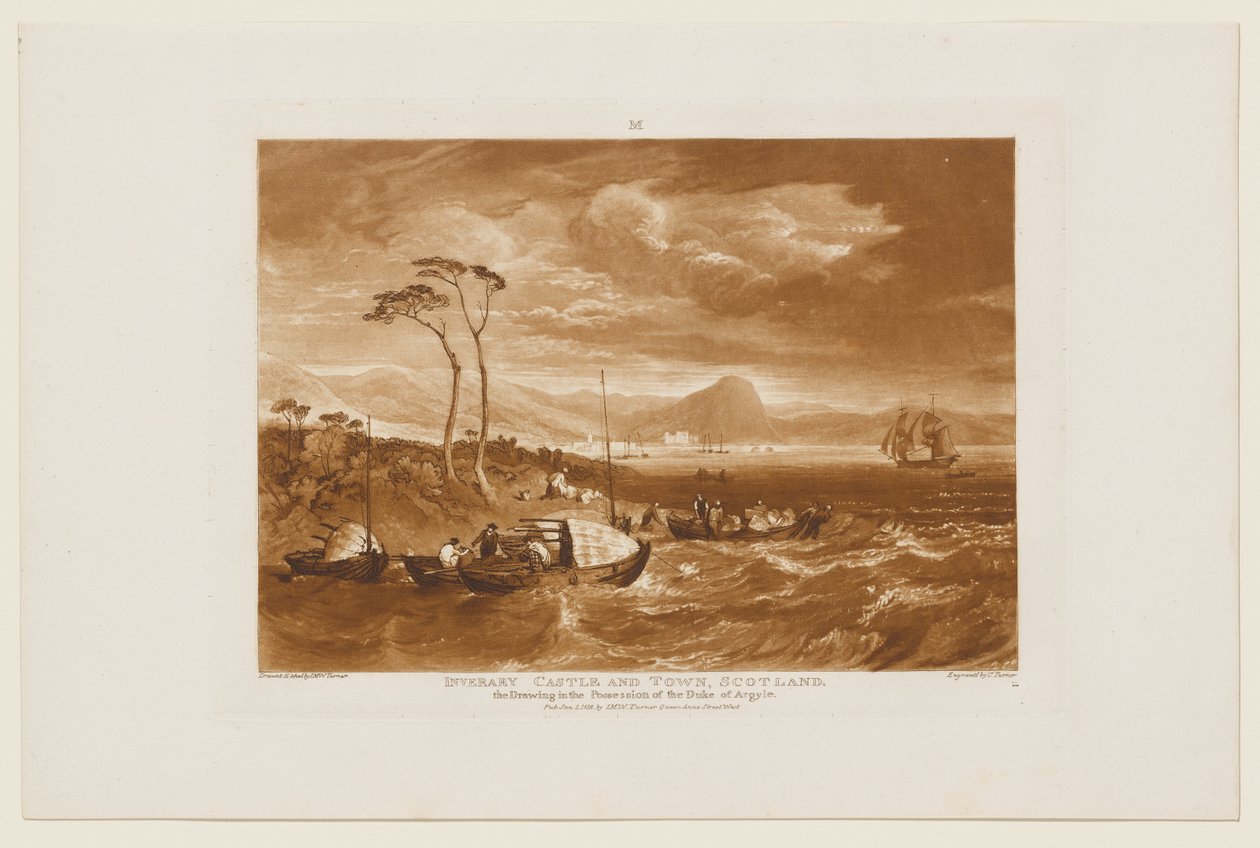 Inveraray Castle och stad av Joseph Mallord William Turner