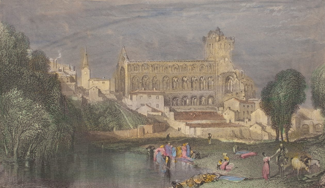 Jedburgh Abbey av Joseph Mallord William Turner