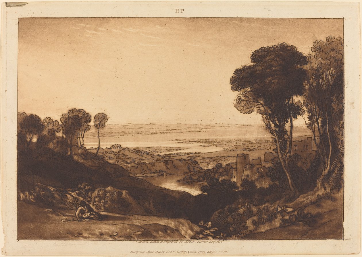 Korsningen mellan Severn och Wye av Joseph Mallord William Turner