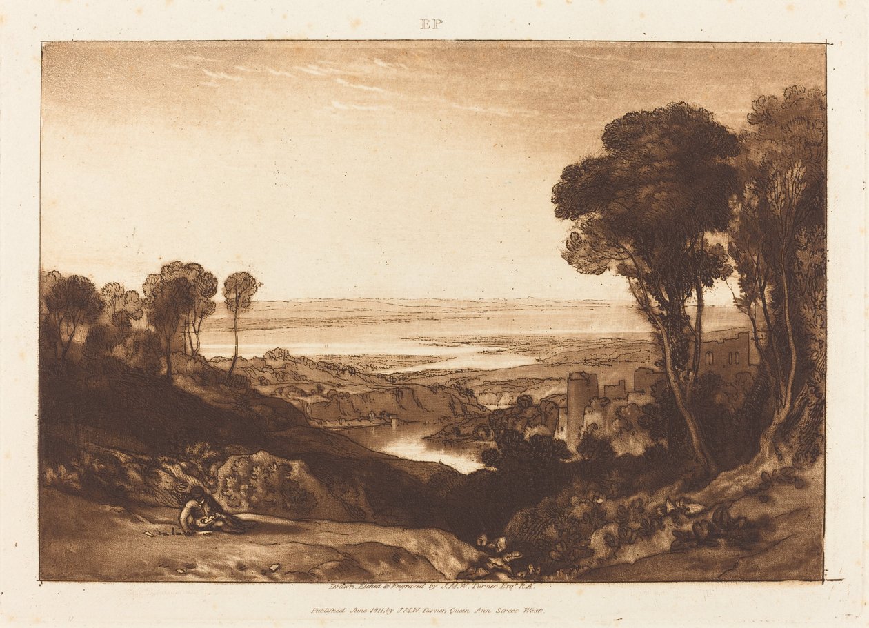 Korsningen mellan Severn och Wye av Joseph Mallord William Turner