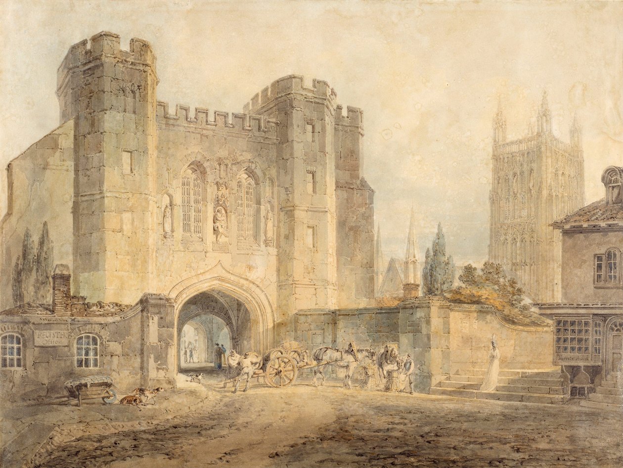 Kung Edgars port, Worcester av Joseph Mallord William Turner