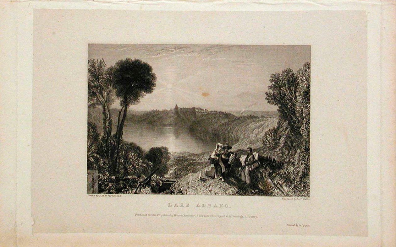 Albanosjön av Joseph Mallord William Turner