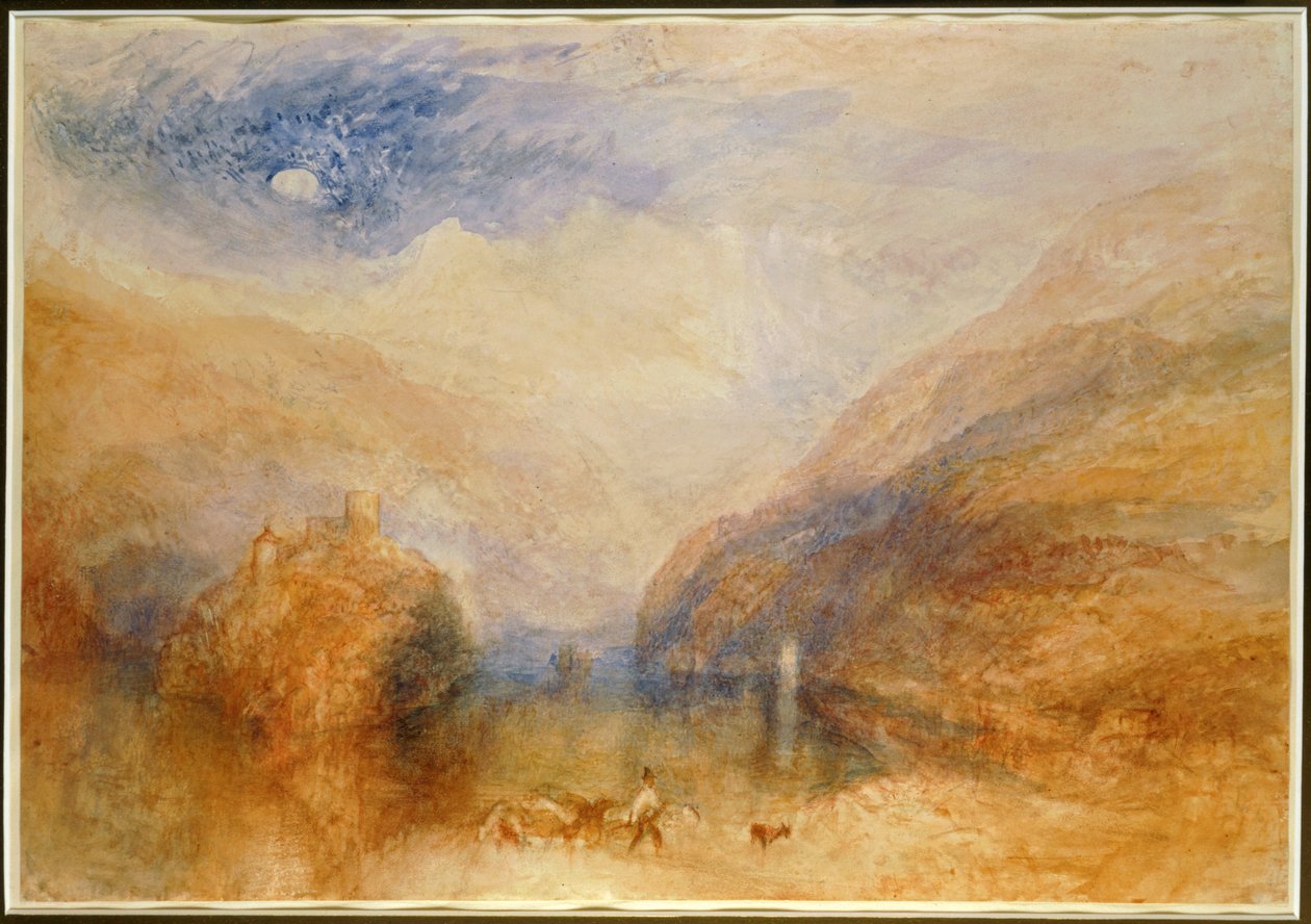 Brienzsjön ... (akvarell på papper) av Joseph Mallord William Turner