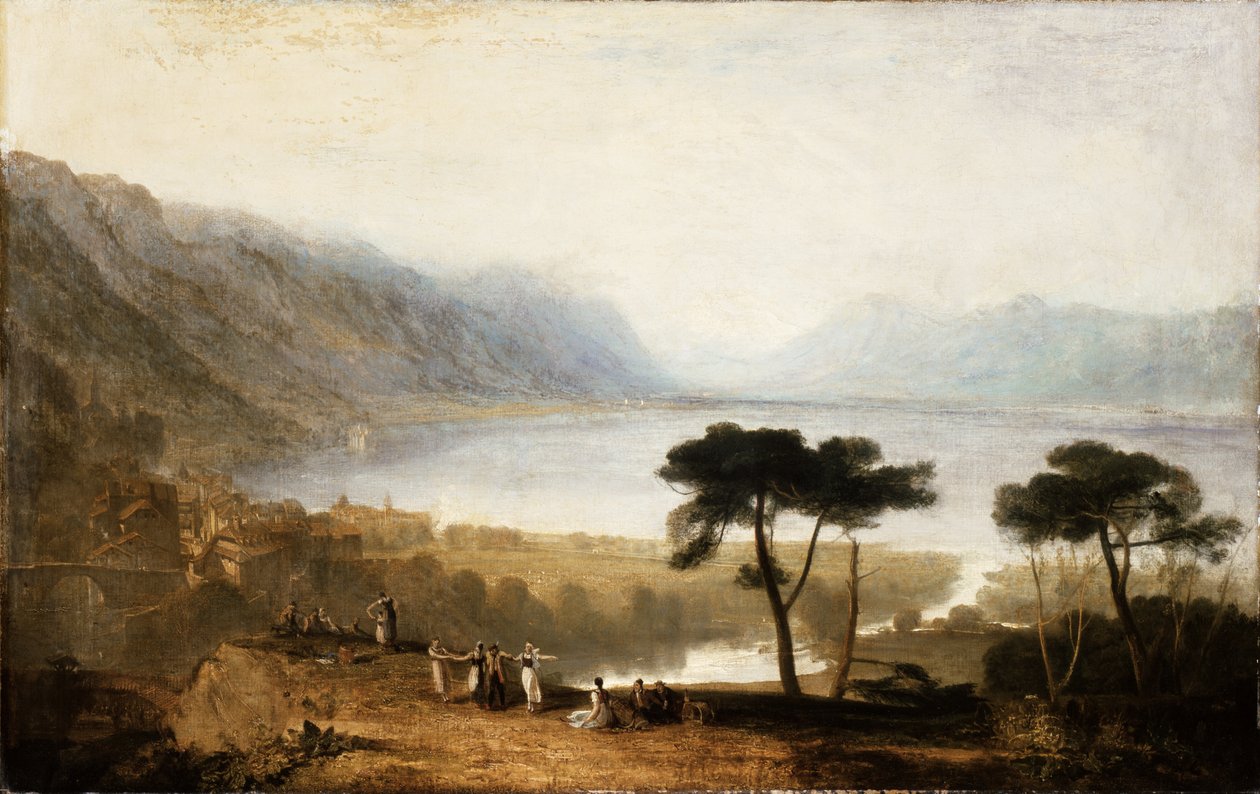 Genèvesjön från Montreux av Joseph Mallord William Turner