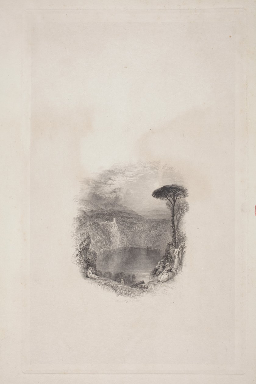 Lake of Nemi (Broadleys dikter) av Joseph Mallord William Turner