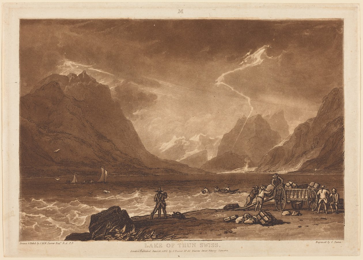Thunsjön av Joseph Mallord William Turner