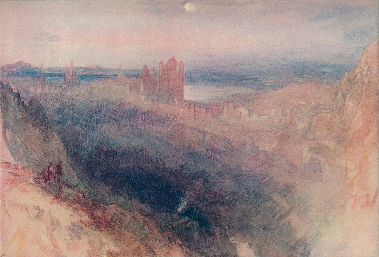 Lausanne: Från Le Signal, 1909 av Joseph Mallord William Turner