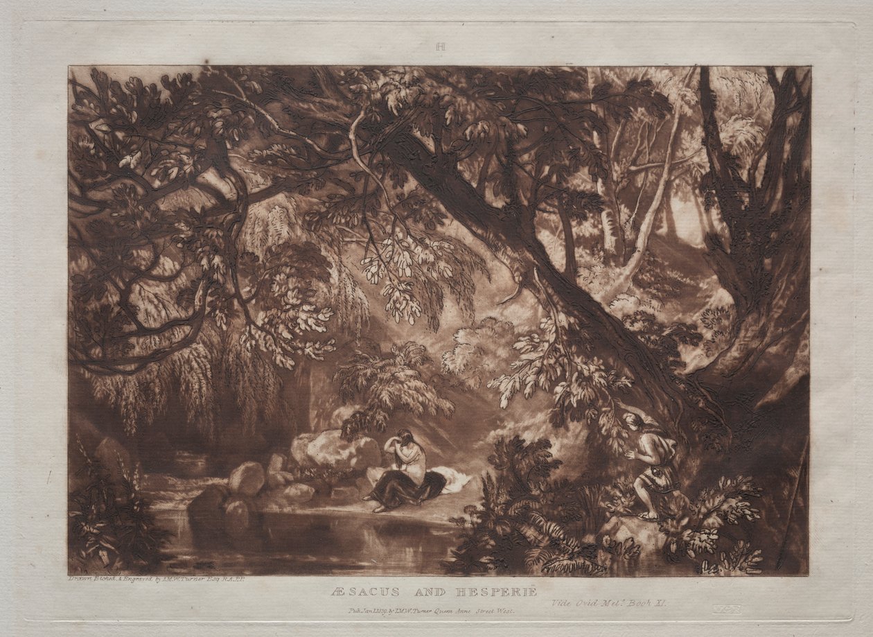 Studiebok: Aesacus och Hesperia av Joseph Mallord William Turner