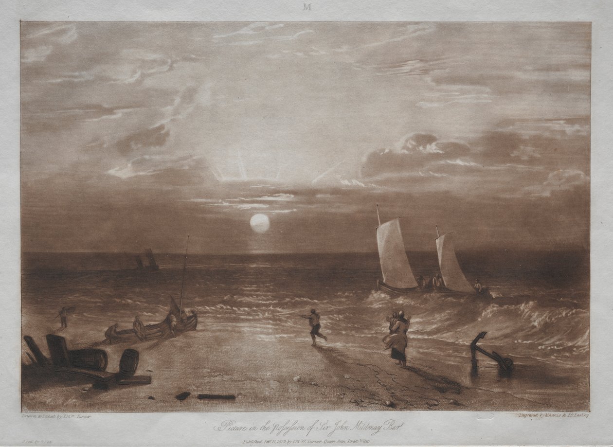 Studiebok: Mildmay Sea-piece av Joseph Mallord William Turner