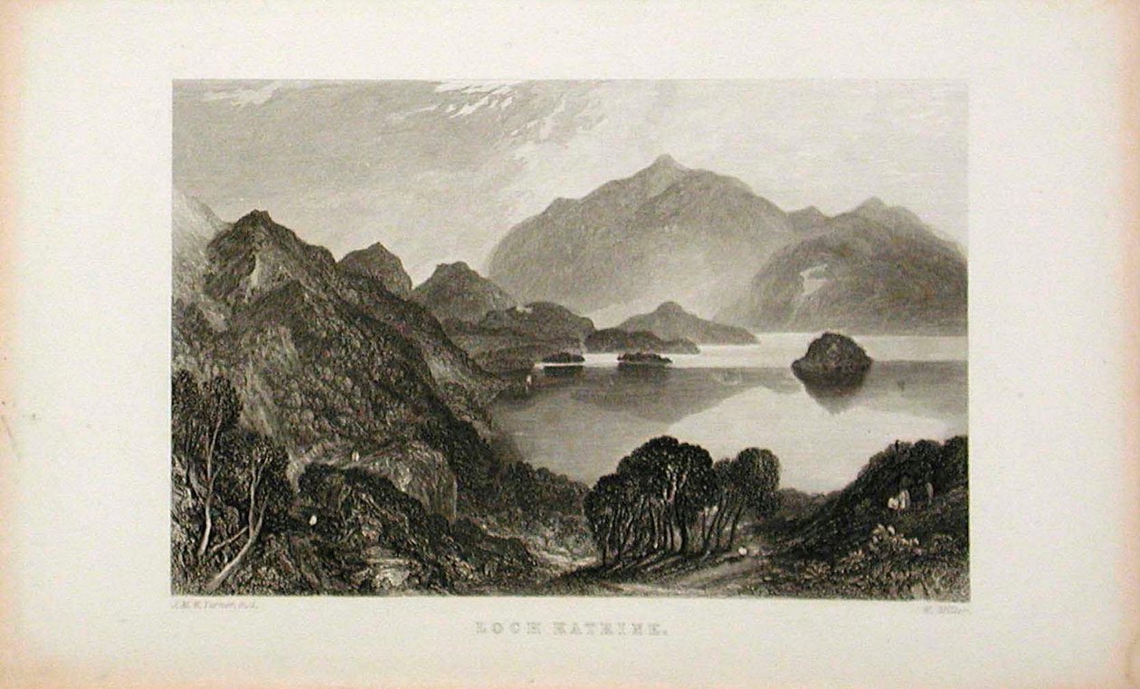 Loch Katrine av Joseph Mallord William Turner