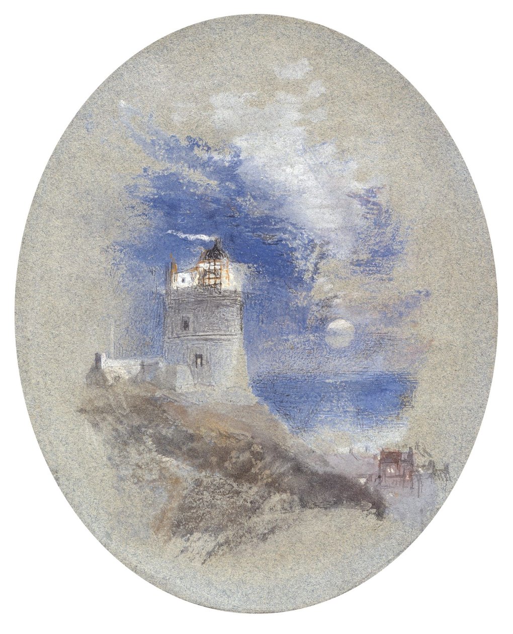 Lowestoffe-fyren av Joseph Mallord William Turner