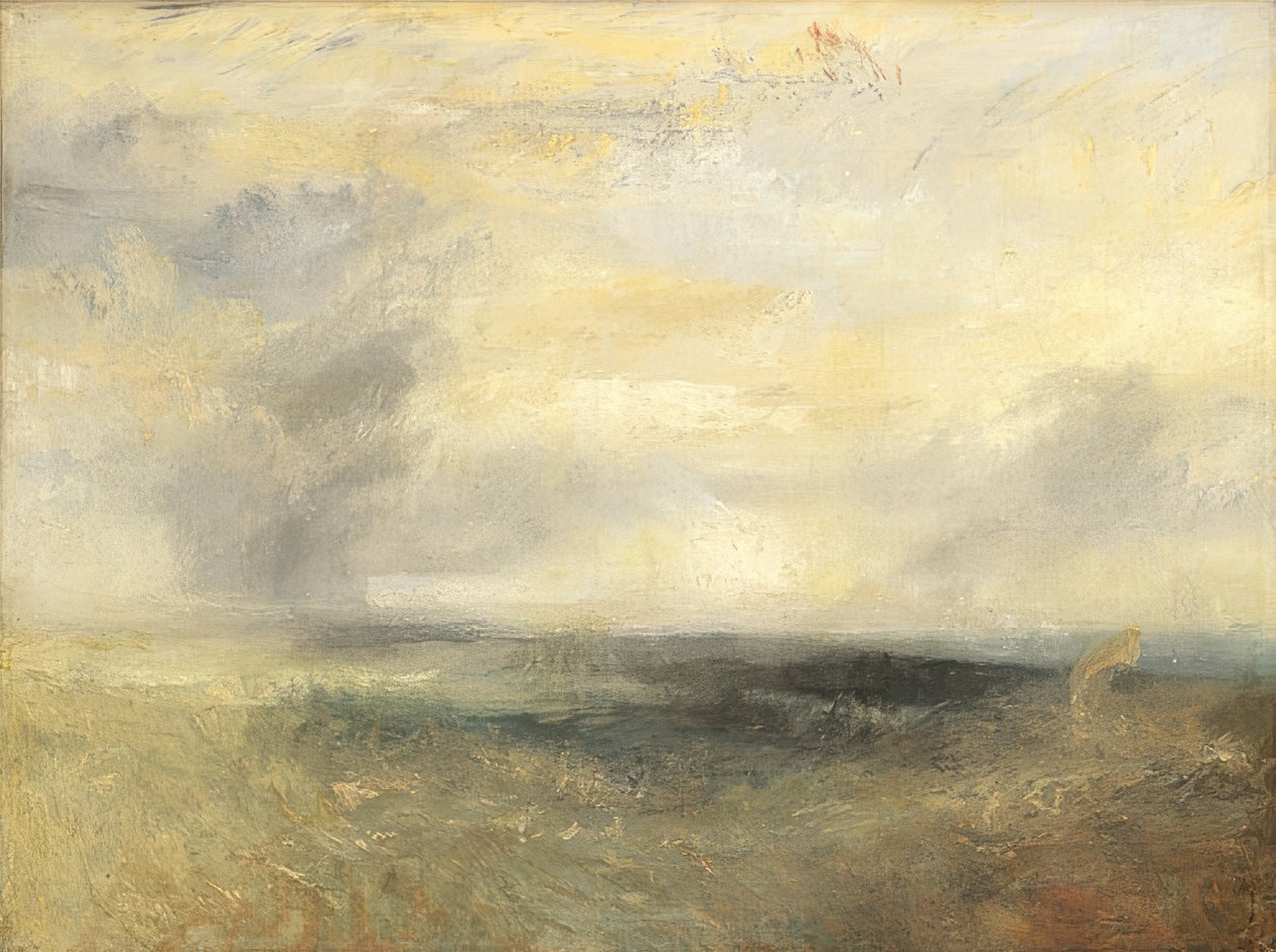 Margate (?) Från havet. Omkring 1835-40 av Joseph Mallord William Turner