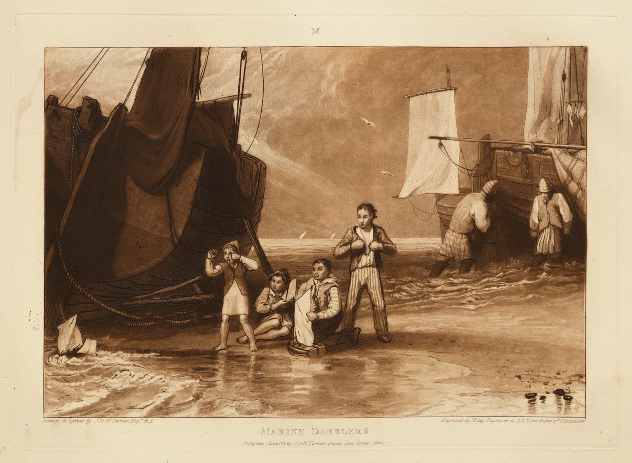 Simänder till havs av Joseph Mallord William Turner
