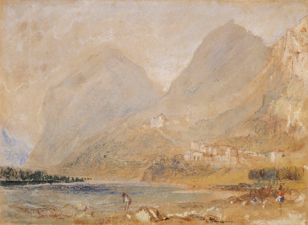 Martinswand, nära Innsbruck av Joseph Mallord William Turner