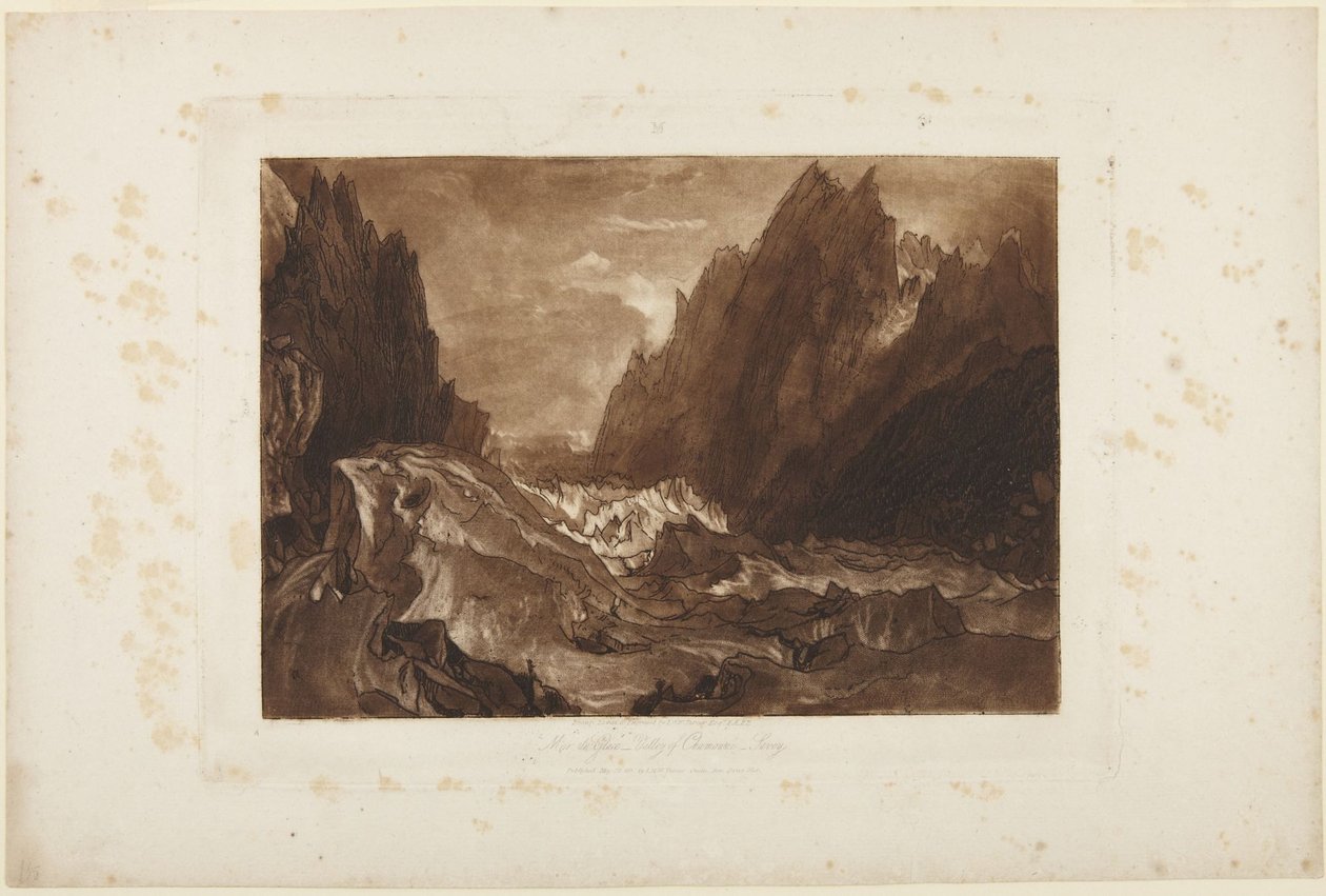 Mer de Glace av Joseph Mallord William Turner