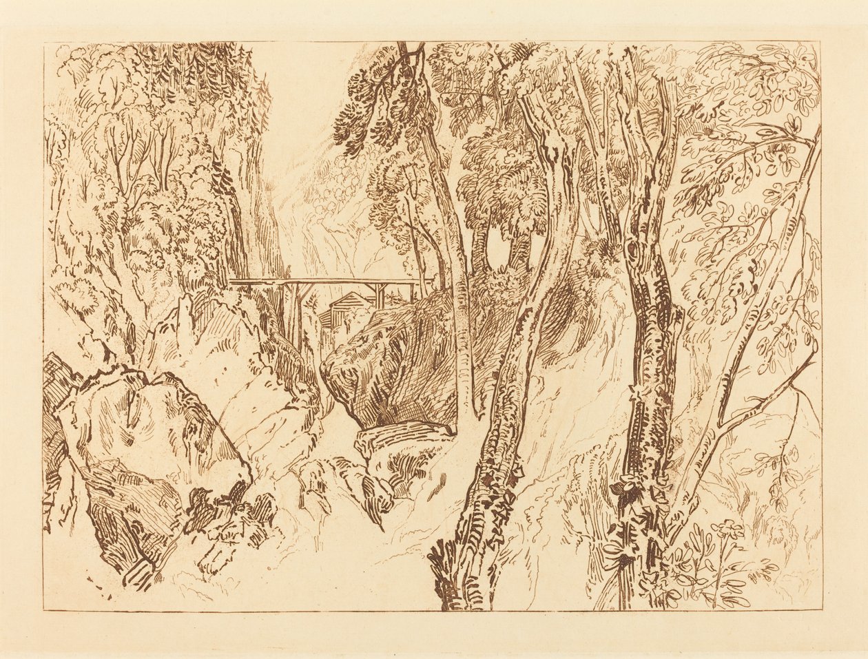 Bruk nära Grand Chartreuse av Joseph Mallord William Turner