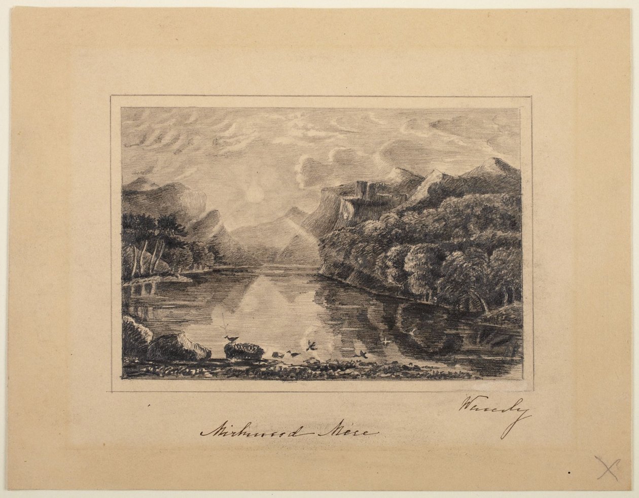 Mirkwood-sjön av Joseph Mallord William Turner