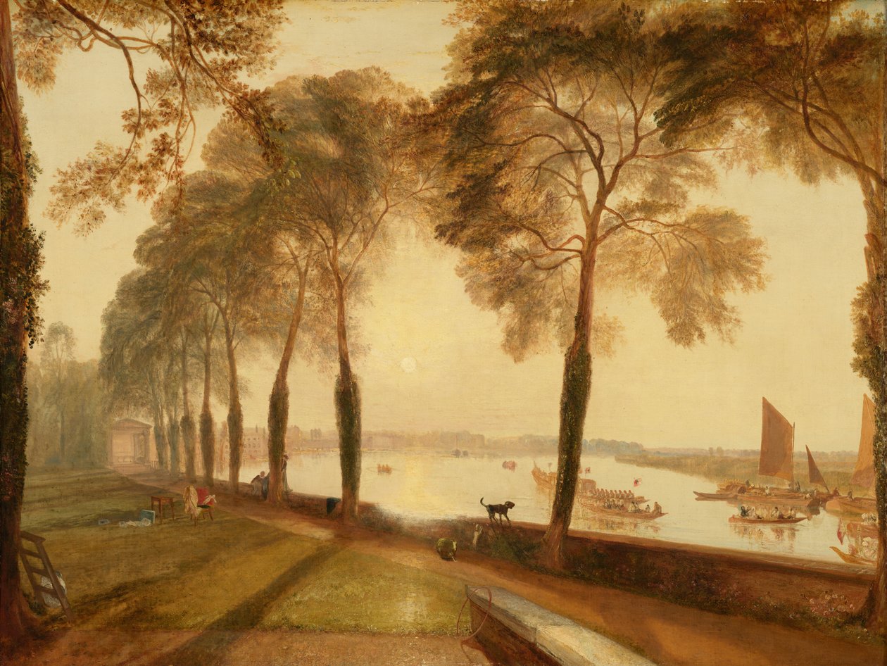 Mortlake-terrassen av Joseph Mallord William Turner