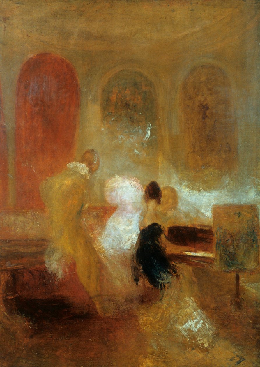 Musikfest, East Cowes Castle, c1835 av Joseph Mallord William Turner