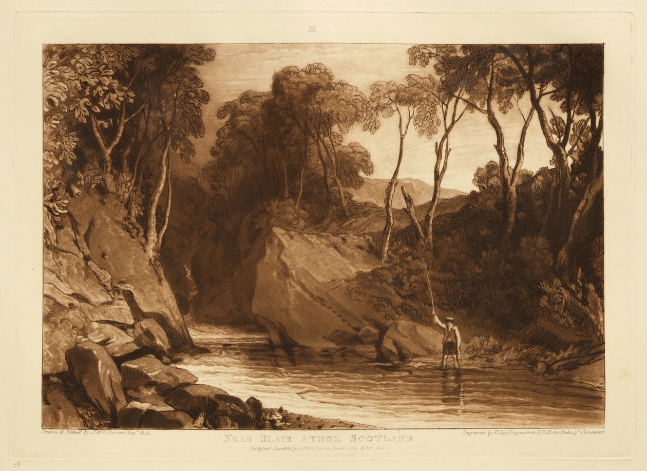 Nära Blair Athol av Joseph Mallord William Turner