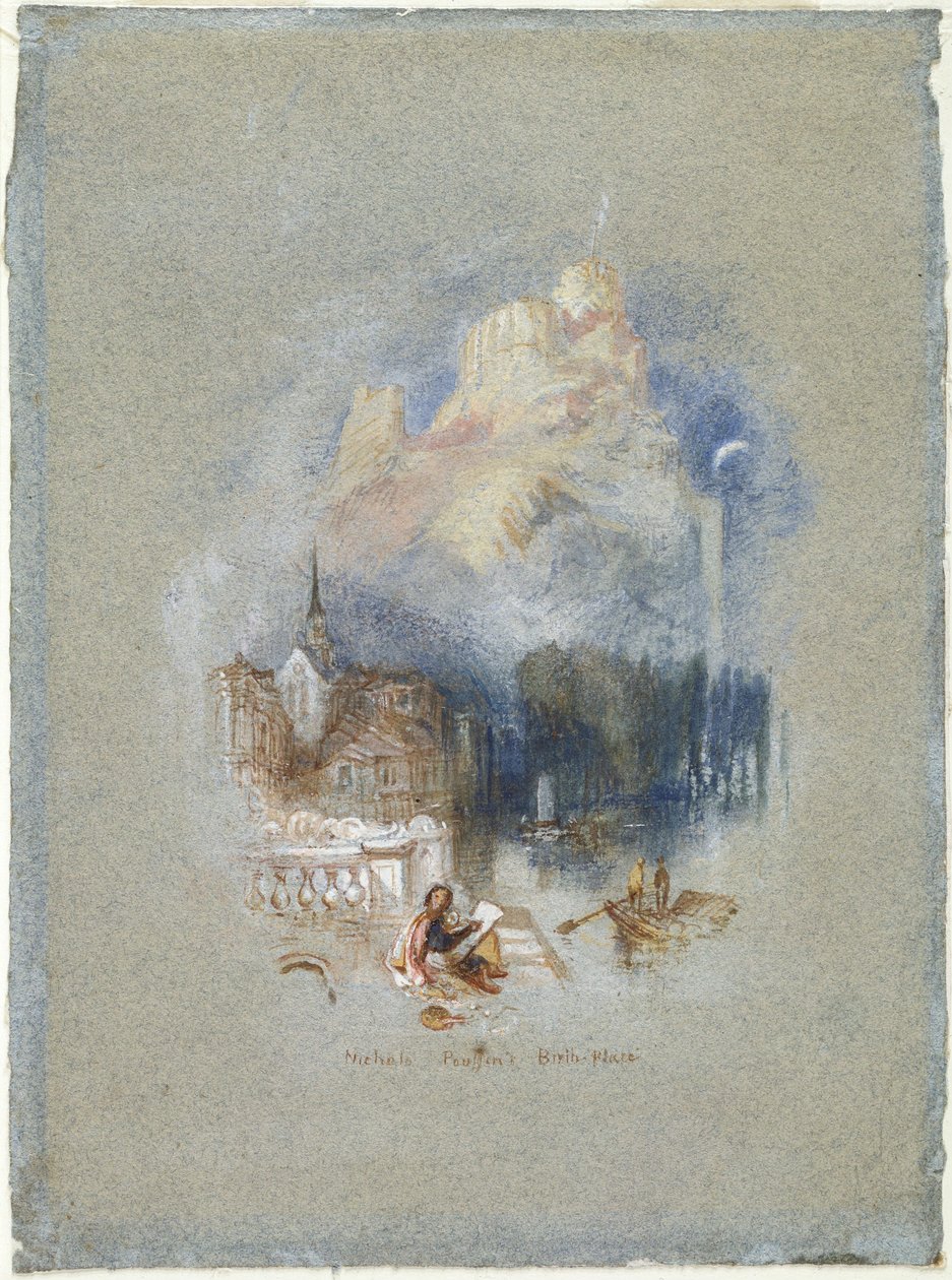 Nicolas Poussins födelseplats av Joseph Mallord William Turner
