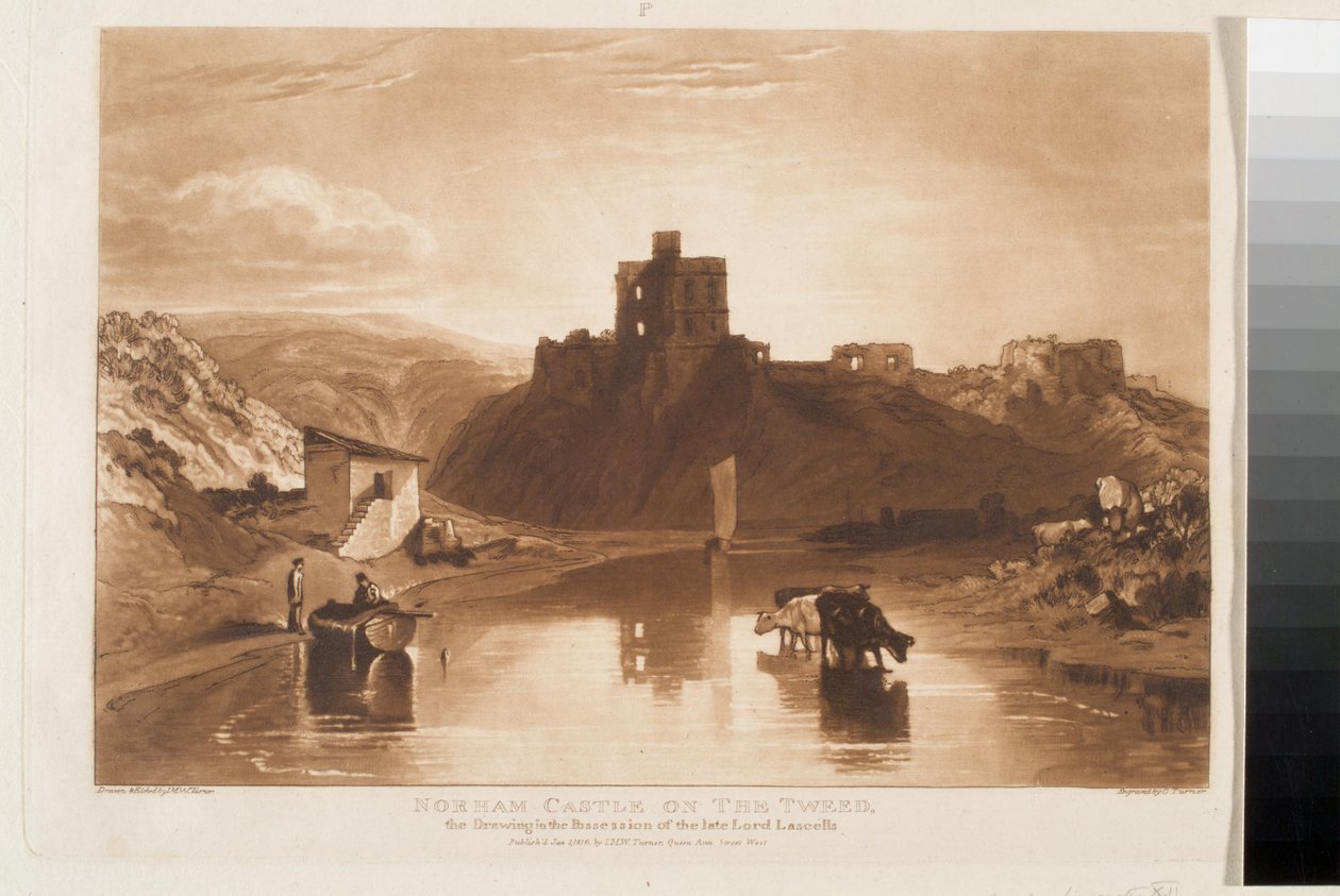Norham Castle, 1 januari av Joseph Mallord William Turner