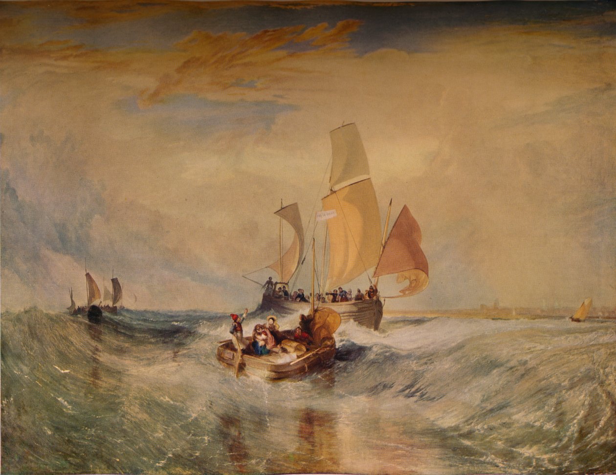 Nu för målarrepspassagerarna som går ombord, 1827, 1938 av Joseph Mallord William Turner