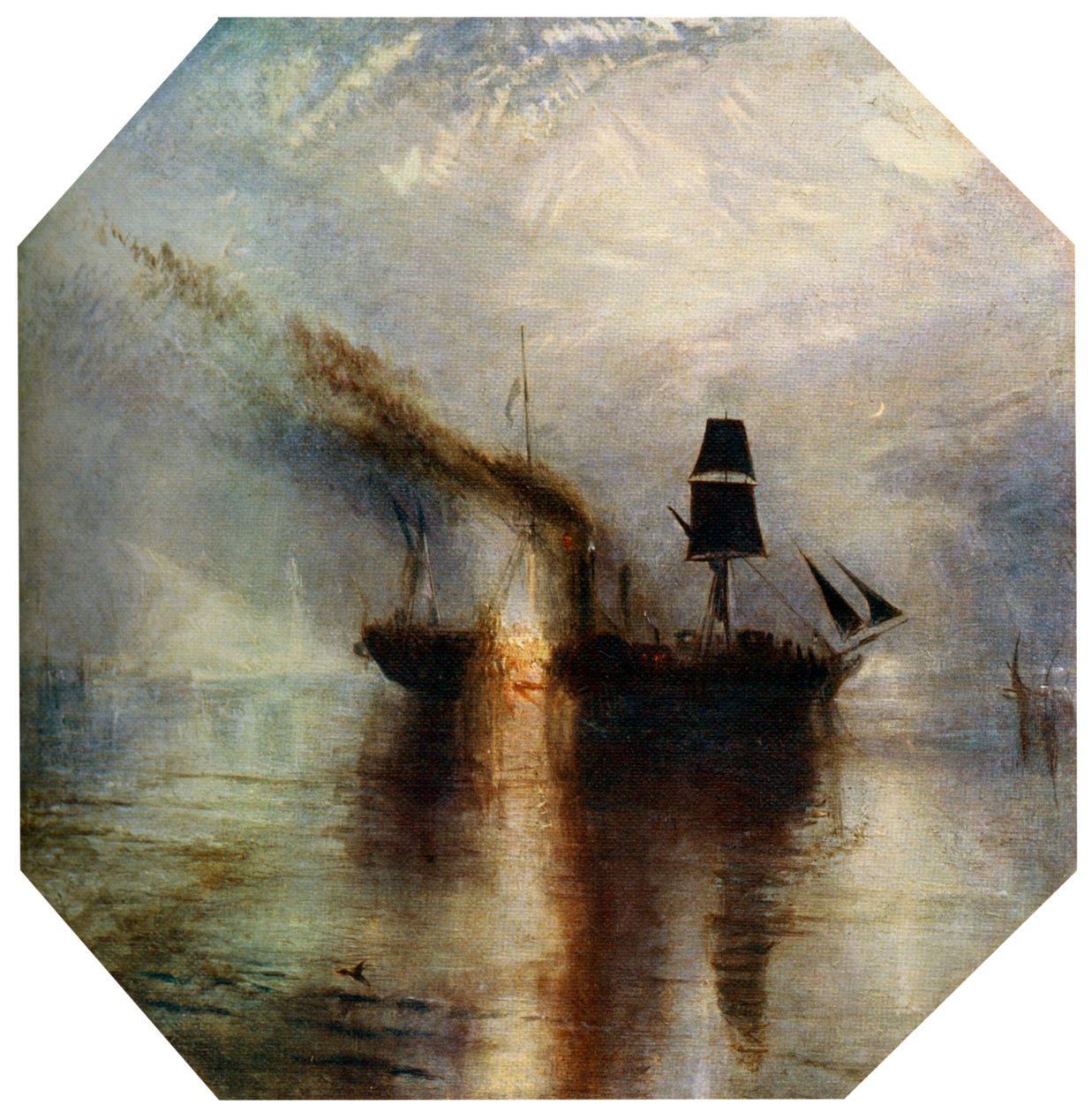 Fred, begravning till sjöss av Sir David Wilkies kropp, c1842, 1912. av Joseph Mallord William Turner
