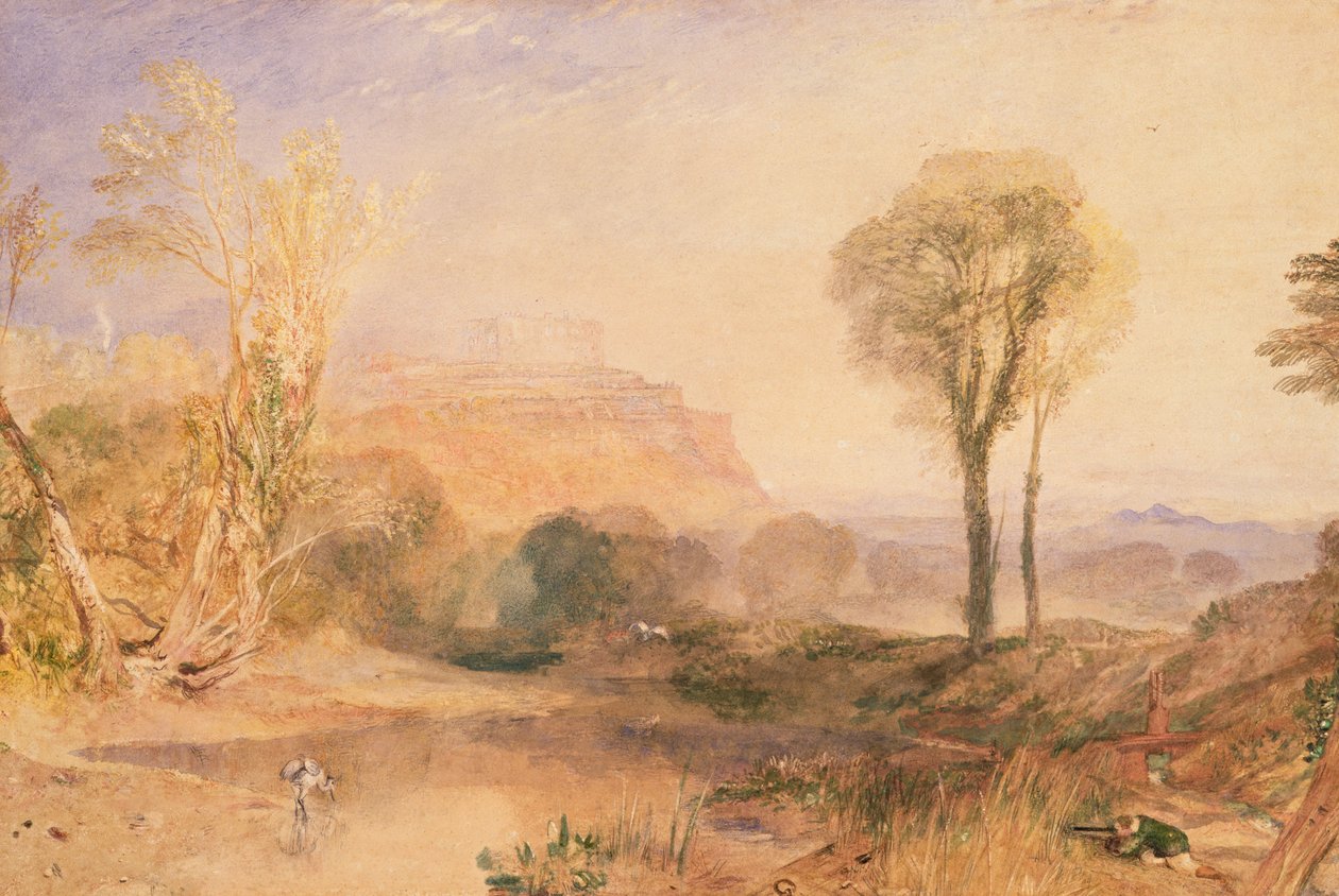 Powis Castle, Montgomeryshire, ca 1835 (akvarell på papper) av Joseph Mallord William Turner