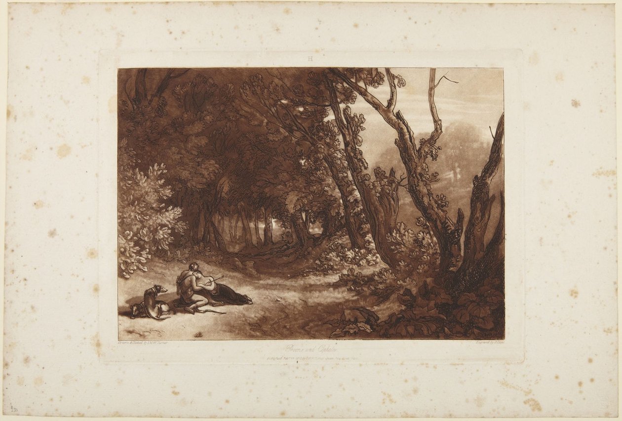 Prokris och Kefalos av Joseph Mallord William Turner