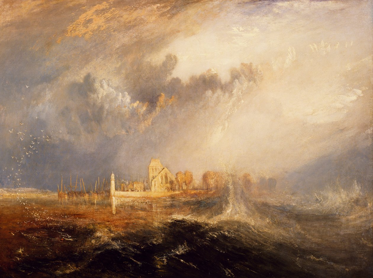 Quillebeuf, Seines mynning av Joseph Mallord William Turner