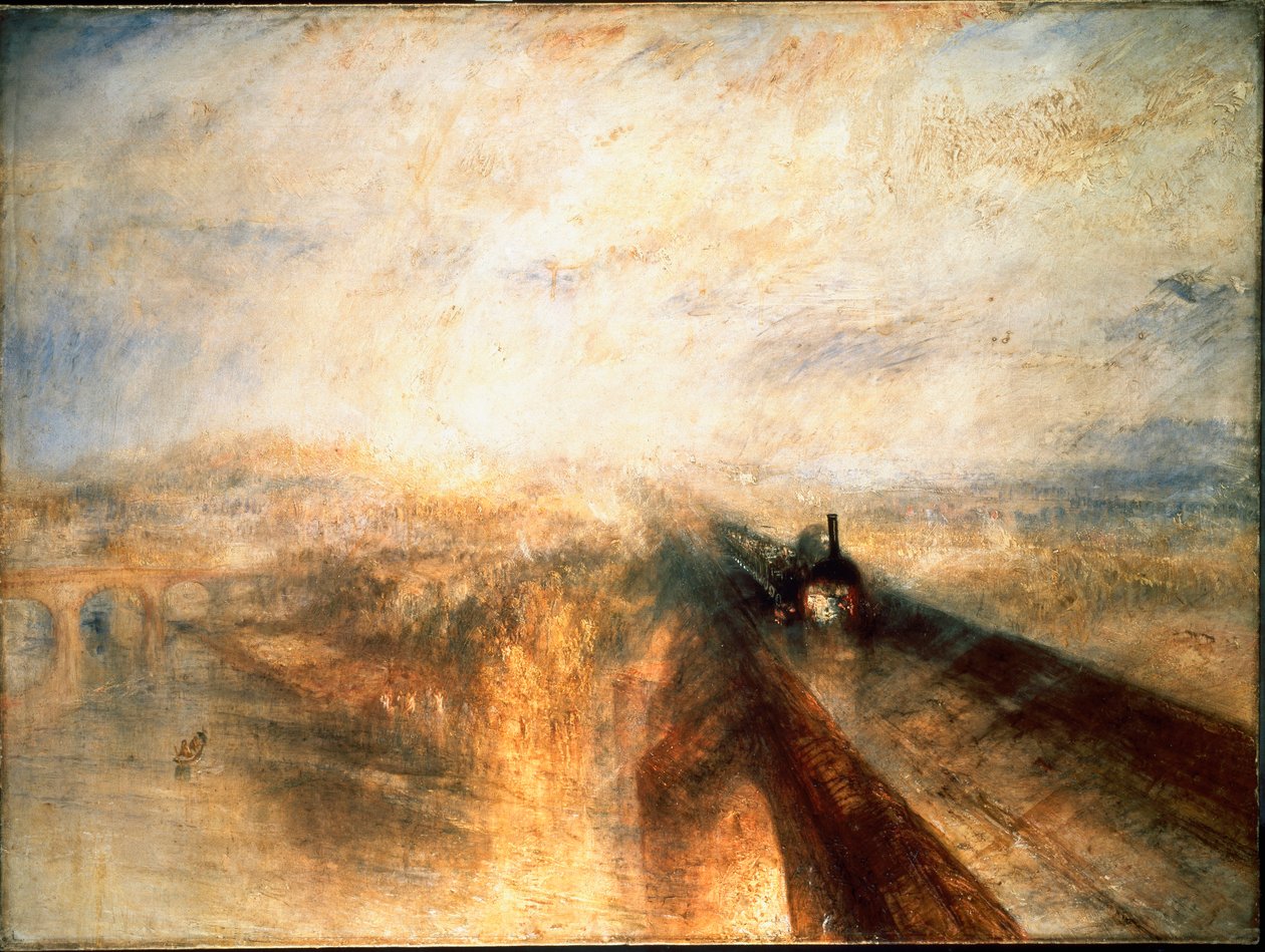 Regn, Ånga, Hastighet, The Great Western Railway av Joseph Mallord William Turner