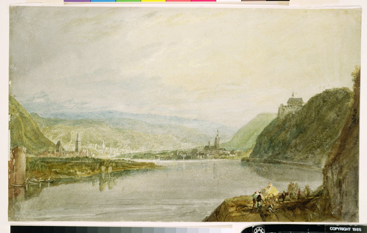 Remagen och Linz av Joseph Mallord William Turner