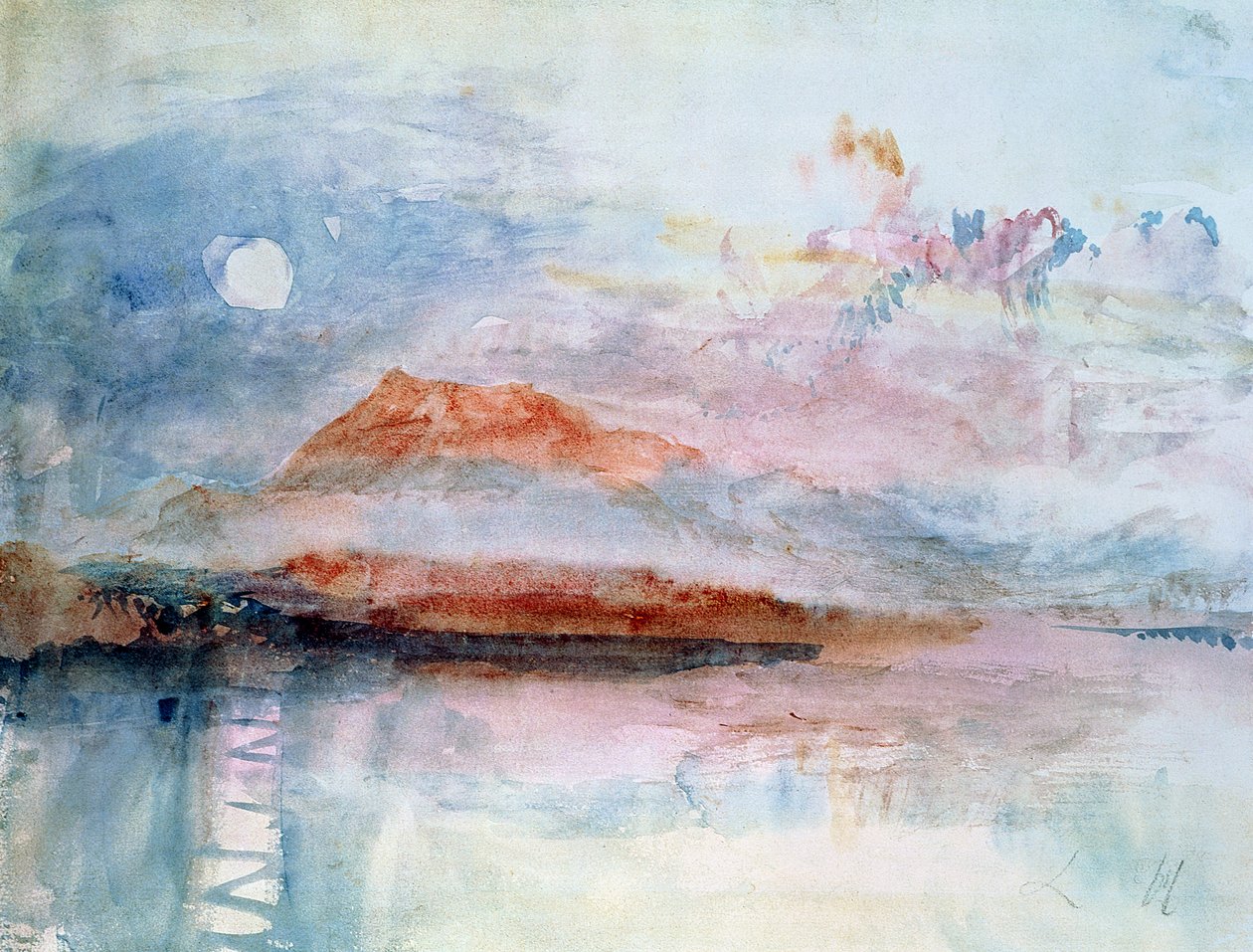 Righi, efter 1830 (wc på papper) av Joseph Mallord William Turner