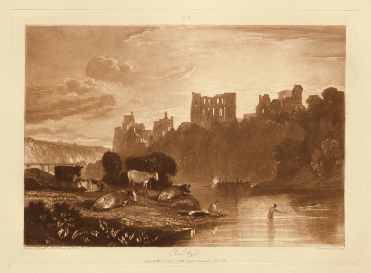 Floden Wye av Joseph Mallord William Turner