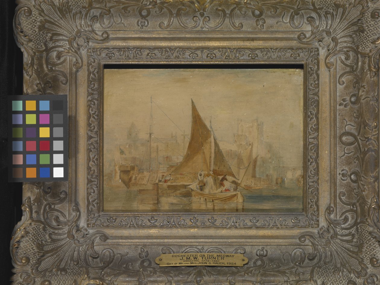 Rochester On The Medway (olja på duk) av Joseph Mallord William Turner