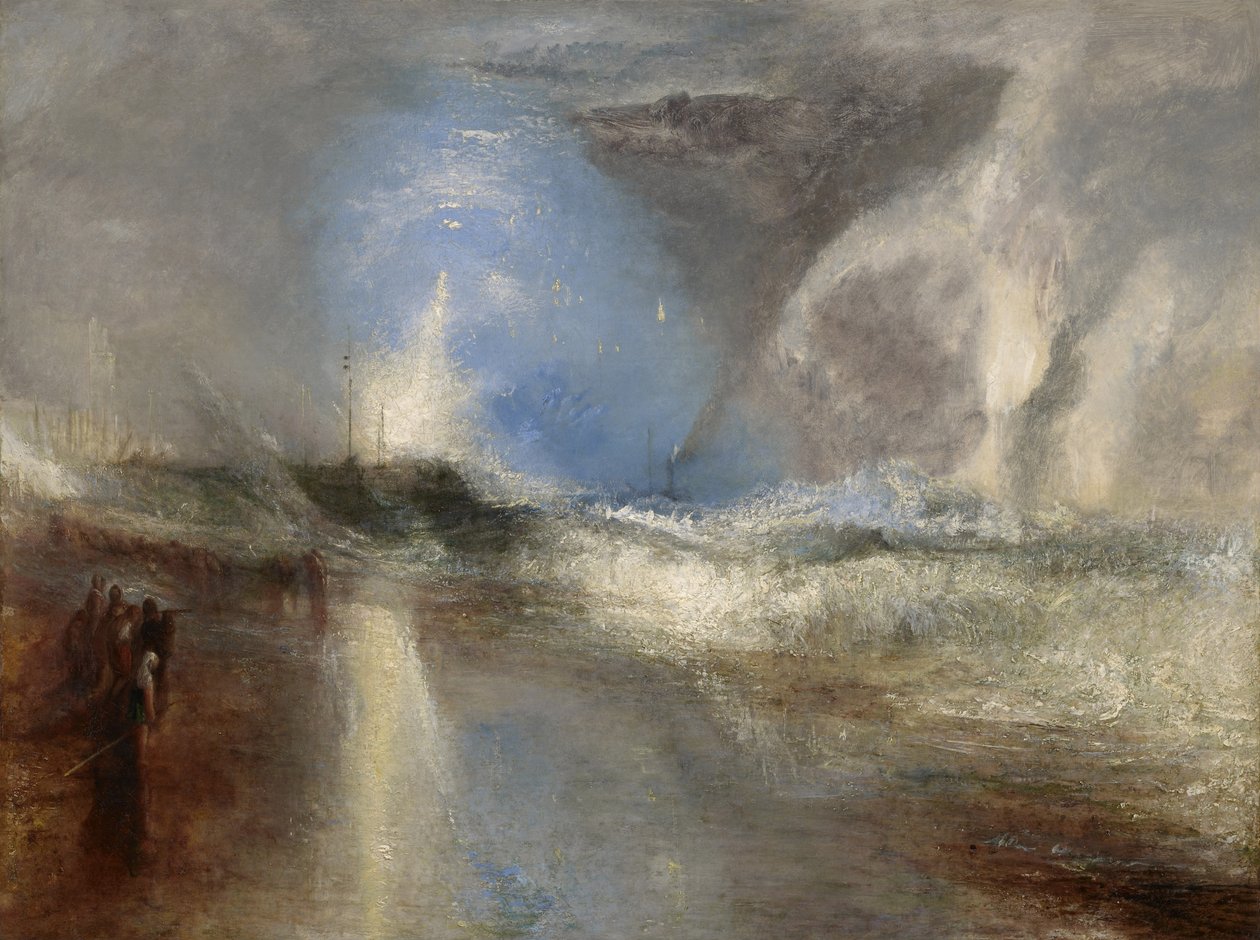Raketer och blåljus av Joseph Mallord William Turner