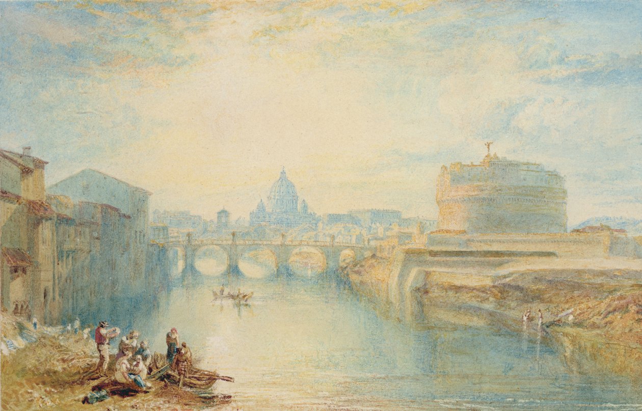 Rom (wc på papper) av Joseph Mallord William Turner