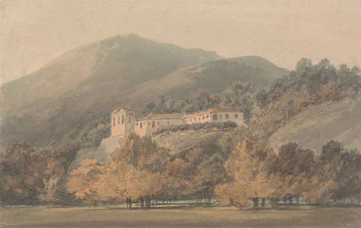 Santa Lucia, ett kloster nära Caserta av Joseph Mallord William Turner