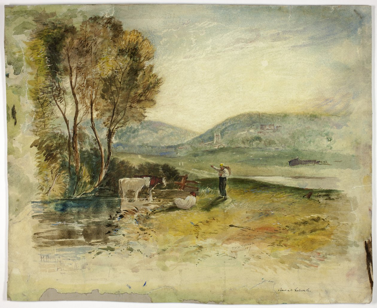 Scen vid Lutworth av Joseph Mallord William Turner