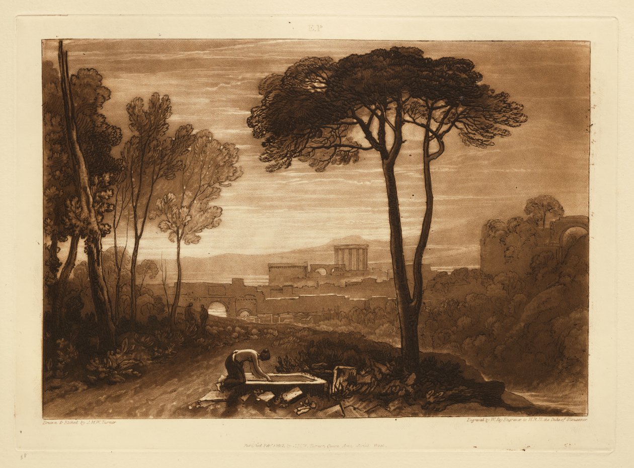 Scener på landsbygden av Joseph Mallord William Turner